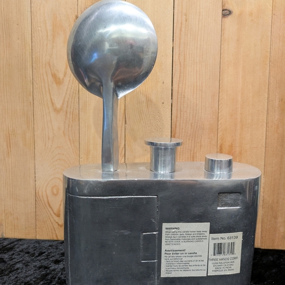 three Hands Corp. Silver Camera-Shaped Kitchen Utensil Holder - Picture 3 of 7